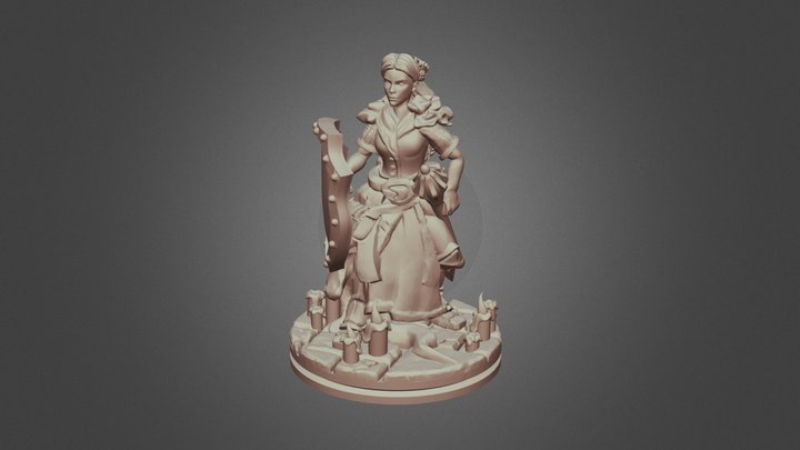 Mel Elf Cleric - D&D Miniature