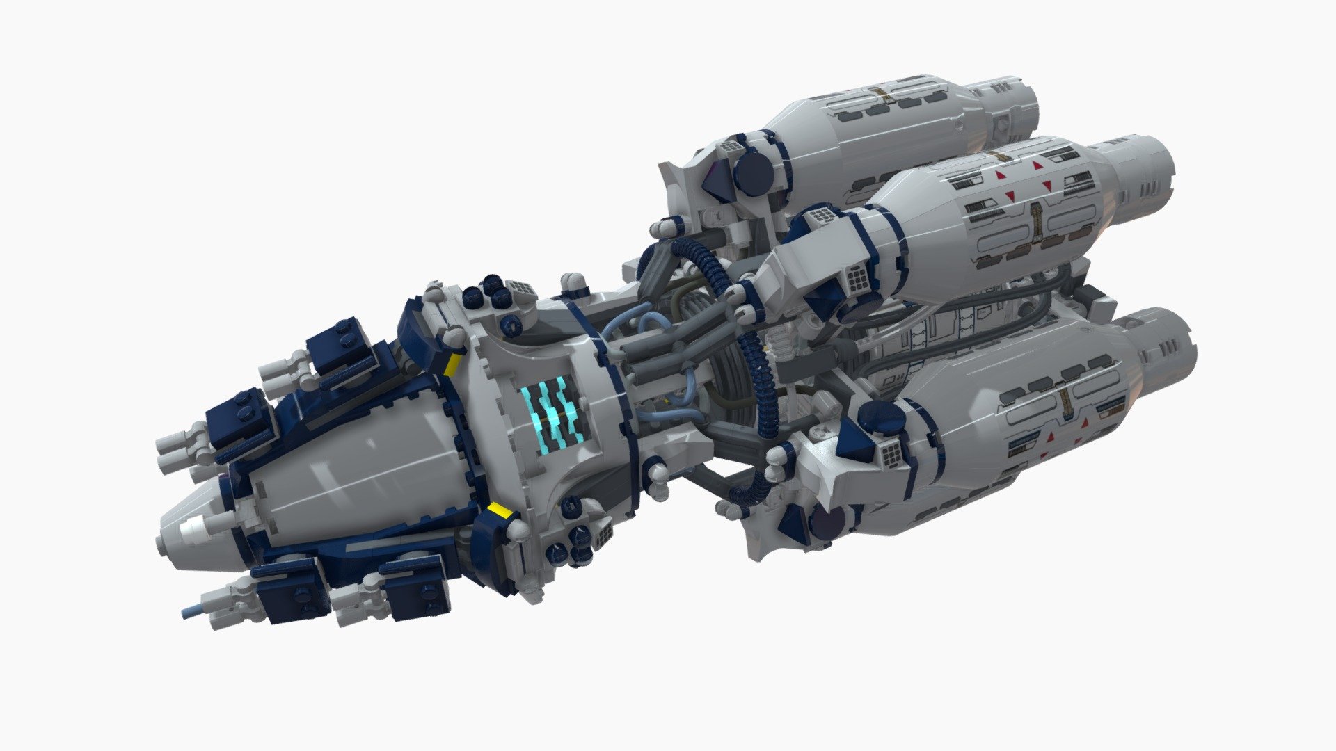 Citadel Assault Ship Star Wars LEGO - Buy Royalty Free 3D model by ...