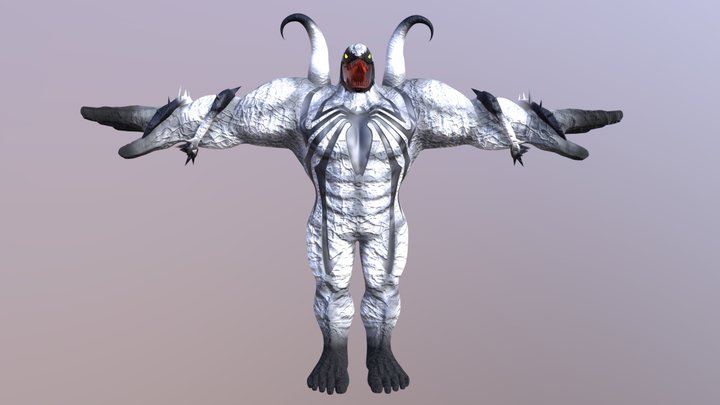 Venom Variantion White 3D Model