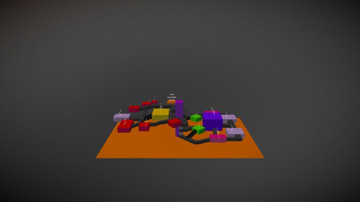 Level Structure 3D Model