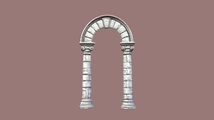 Gate A Arched Half – Modello 3D gratuito STL