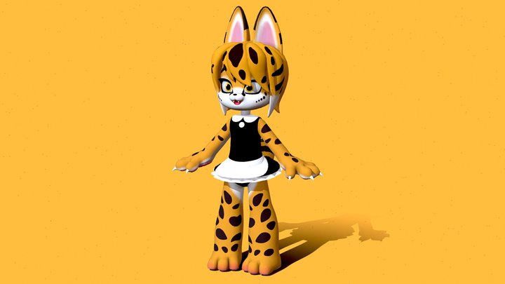 [空想造物/KONGZOO]Maid Cat {Tiger}