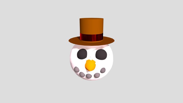 Snowman 3D Model