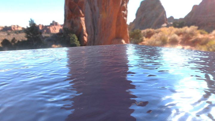 Water surface 3D Model