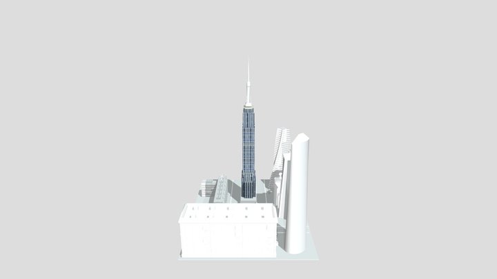 City Scene 3D Model