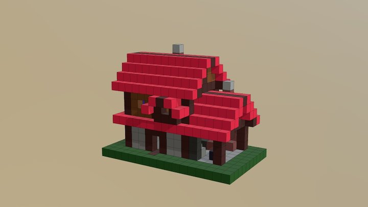 City Blacksmith 3D Model