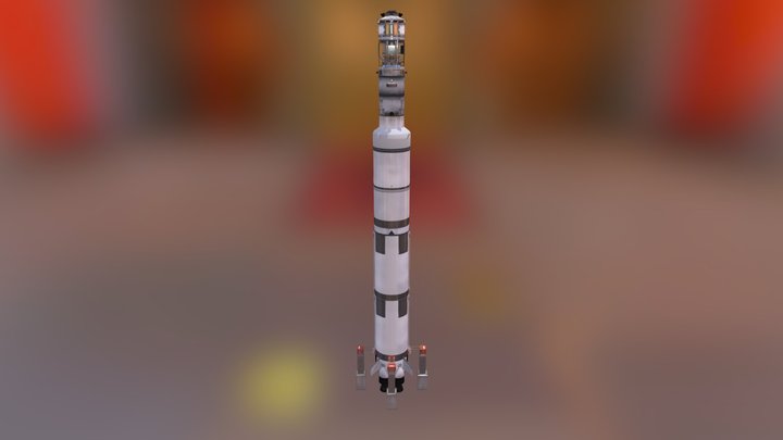 Minmus Drill Rig 3D Model