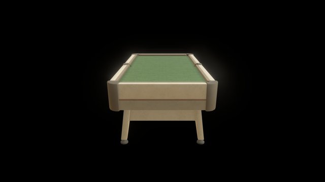 Billiard Table A 01 3D Model