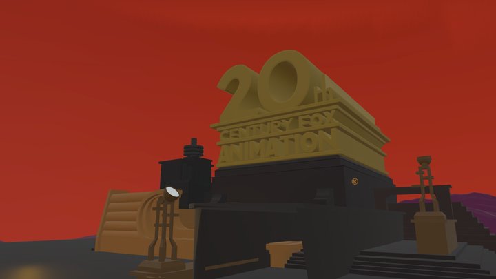 20th Century Fox Animation logo (2005-2013) 3D Model