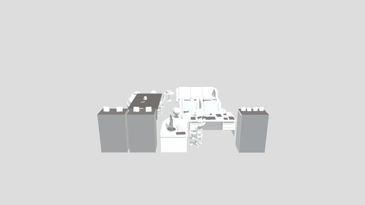 College vice-principal room 3D Model