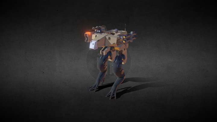 Metal Gear Solid 4 - Gekko (Legs A) 3D Model