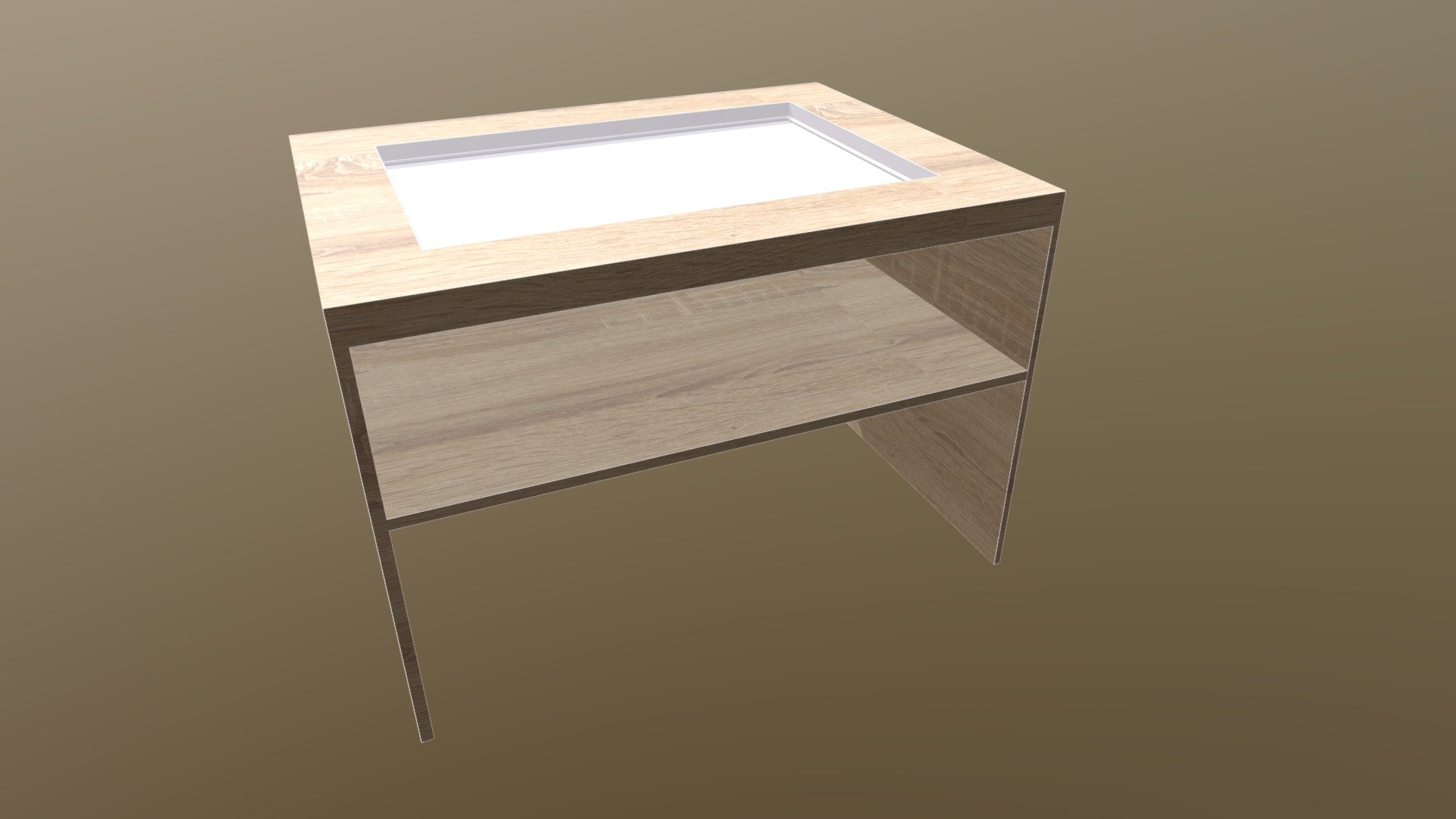 back light work bench - 3D model by georgepau [9445e61] - Sketchfab