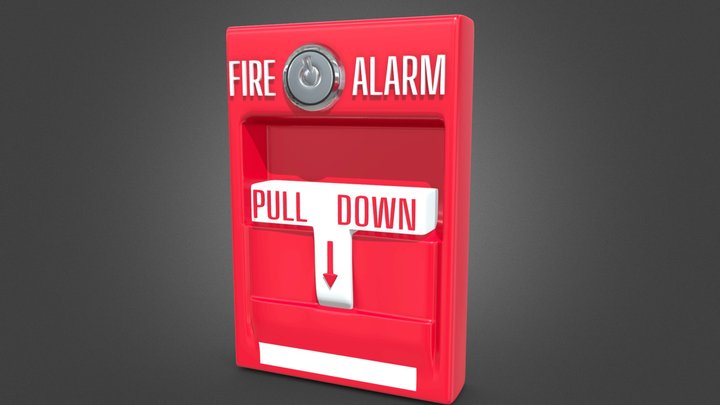 Fire Alarm 3D Model