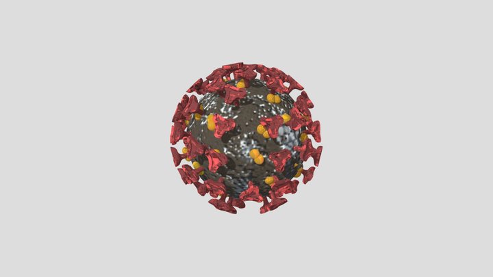 Covid19-virus 3D Model