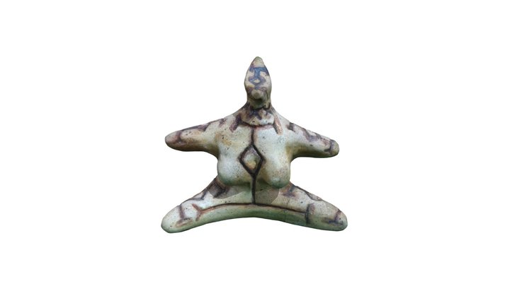 Escultura feminina em argila 3D Model