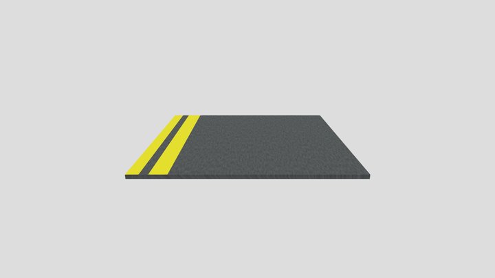 MAG Double Yellow Right One Meter Square – Kostenloses 3D-Modell STL