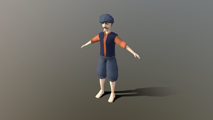 Worker 3D Model