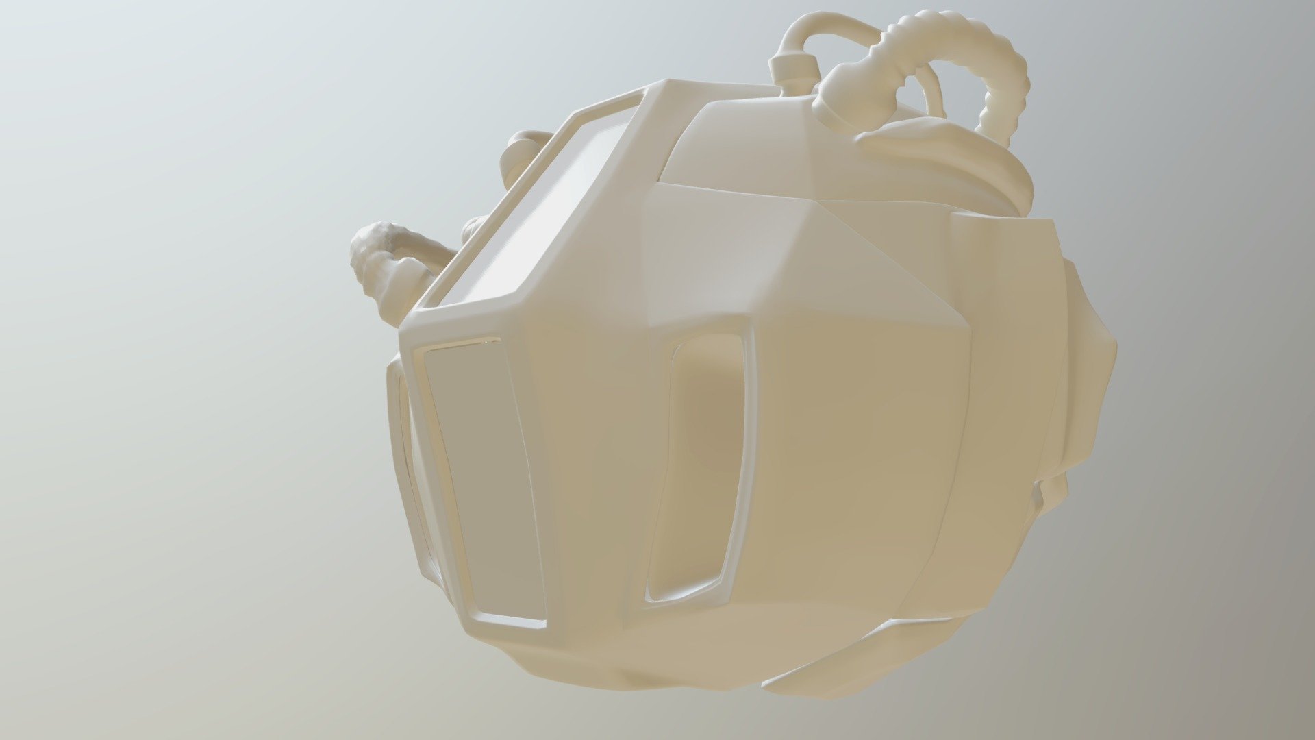 Robot Head (Textured).