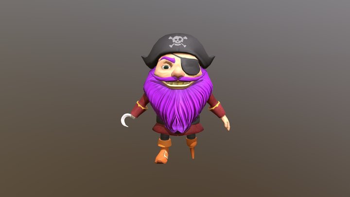Purple Beard - Family Quest 3D Model