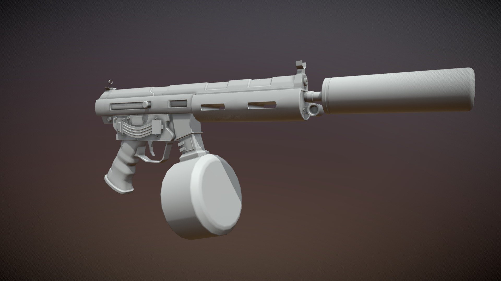 Sci-Fi SMG Concept