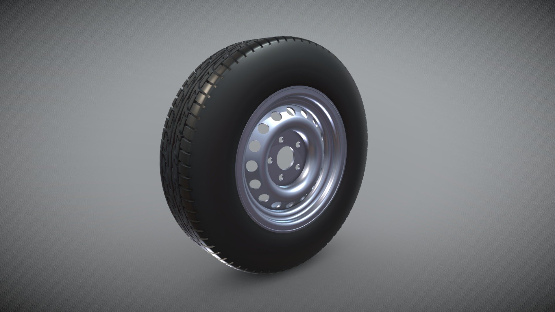 Stalen velg met band - 3D model by BVH-Techniek (@bvhtechniek) [944ac72 ...