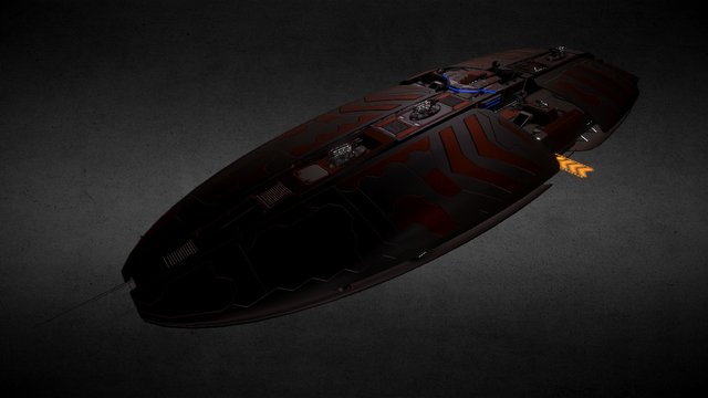 Aurora Class Battleships 3D Model