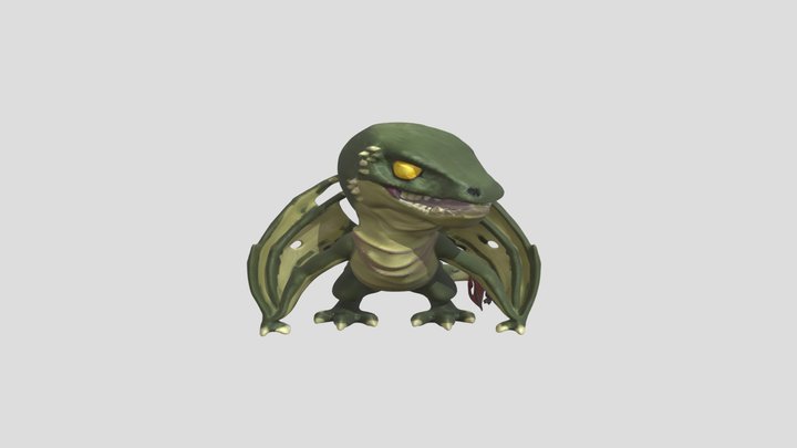 Baby Vhagar 1.1 and Baby Caraxes 3D Model