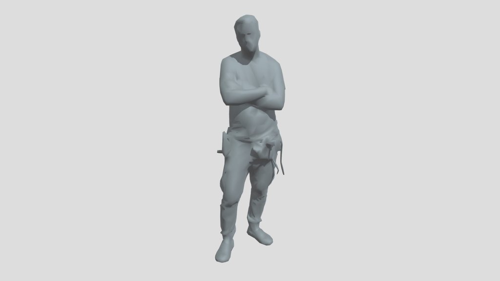 Lowpoly Construction Worker