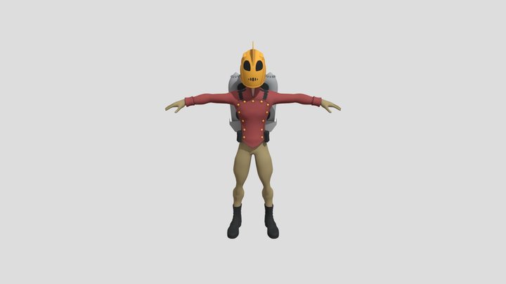 Disney Rocketeer 3D Model