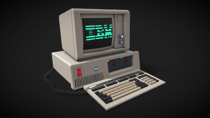 Old Pc 3D Model