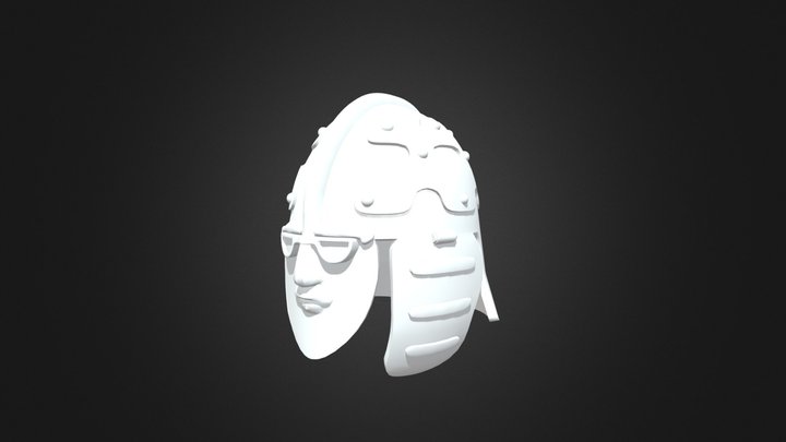 Cybersaxon Helmet 3D Model