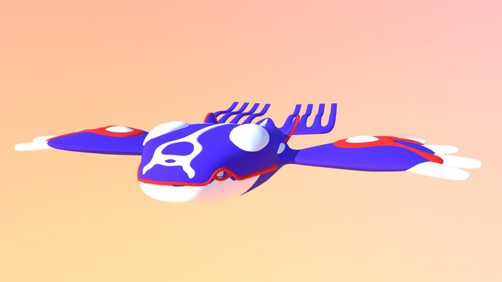 Kyogre 3D Model