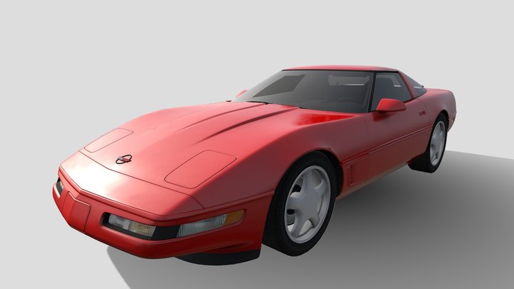 Chevrolet Corvette C4 3D Model