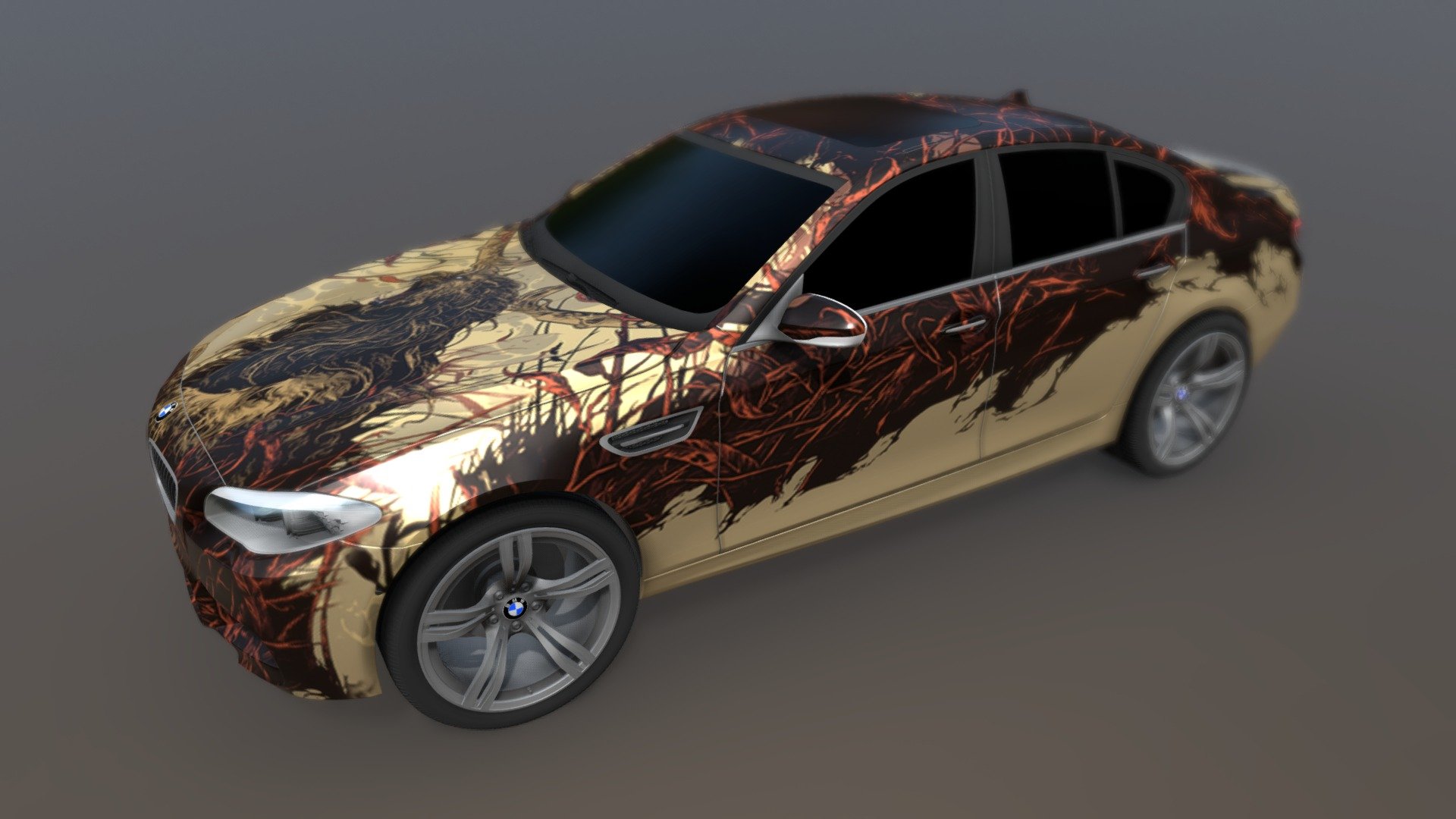 BMW m5 f10 - 3D model by Atika (@atika) [945028f]