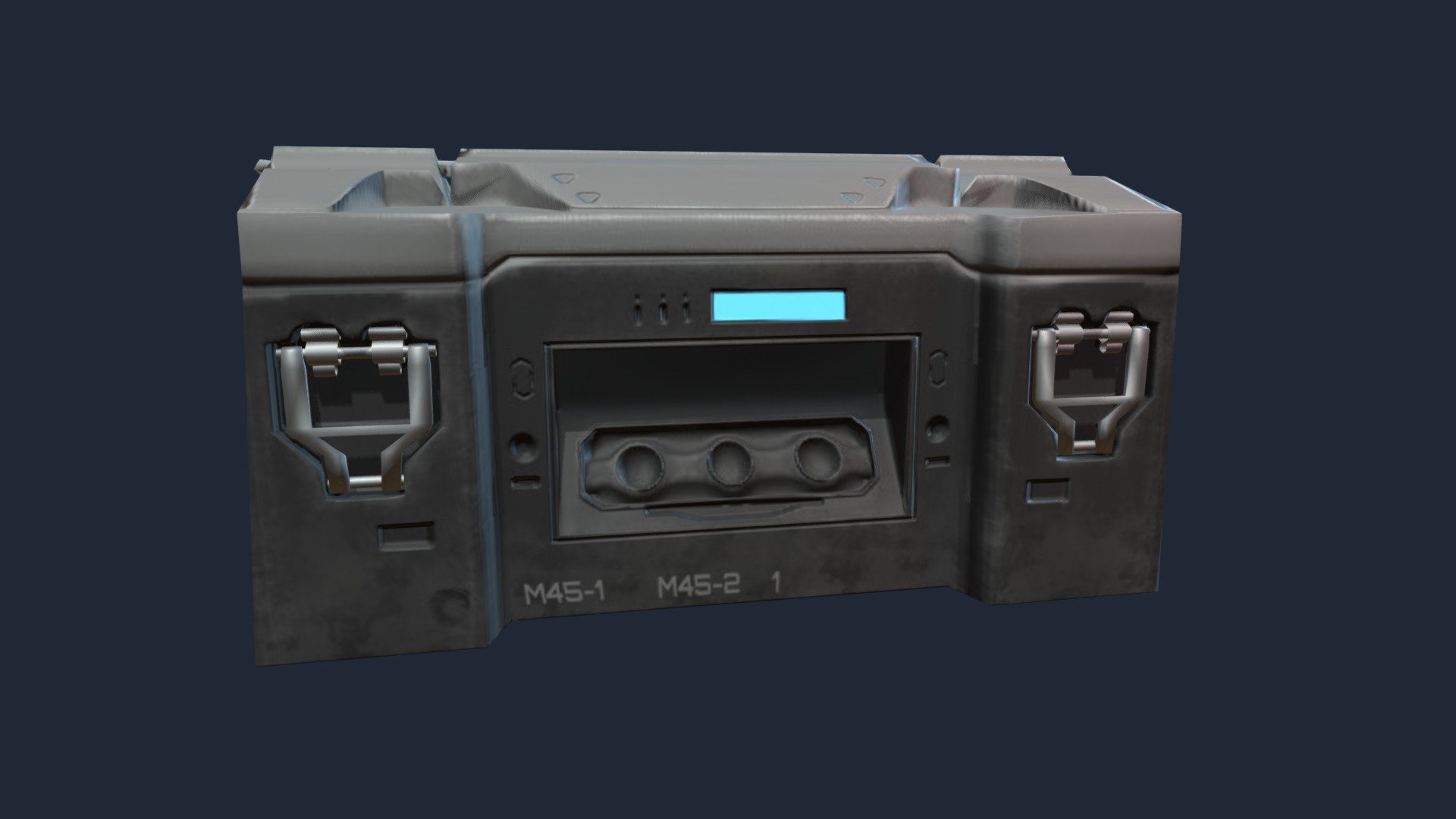 Sci-Fi Crate - 3D model by Emily May Barnard (@EmilyMayBarnard ...