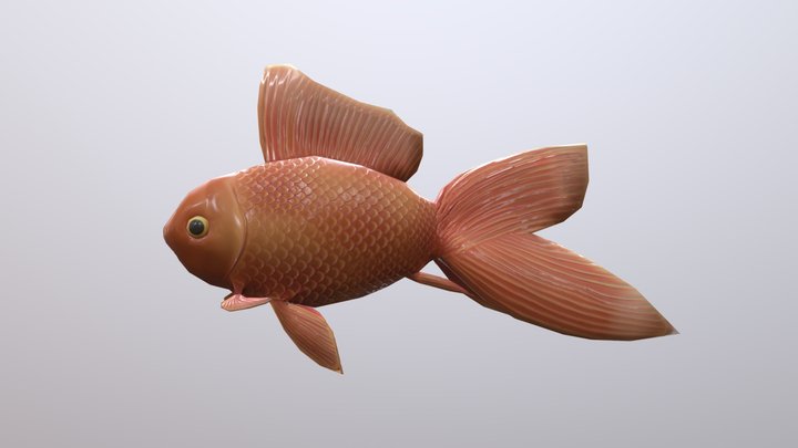 Gold fish 3D Model