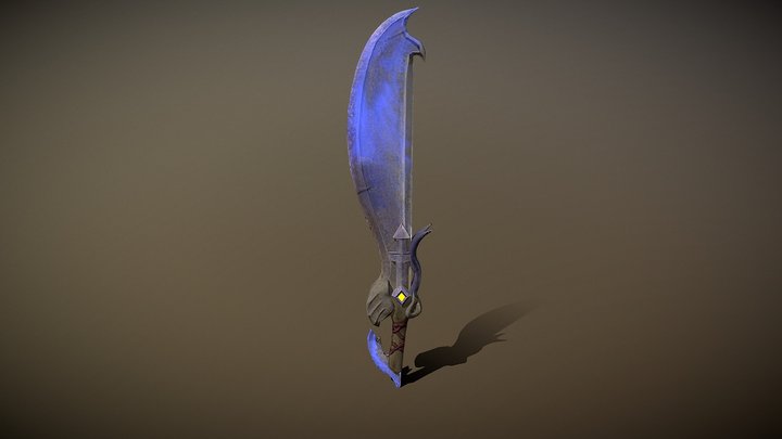 Corvus' Lifedrinker Sword 3D Model