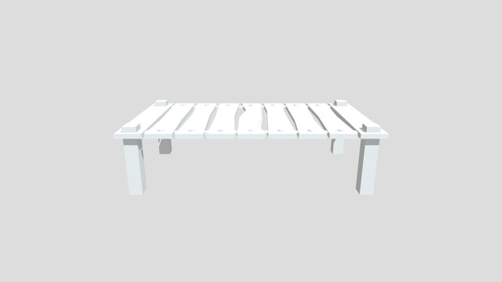Low-Poly Boardwalk – Free 3D Model STL