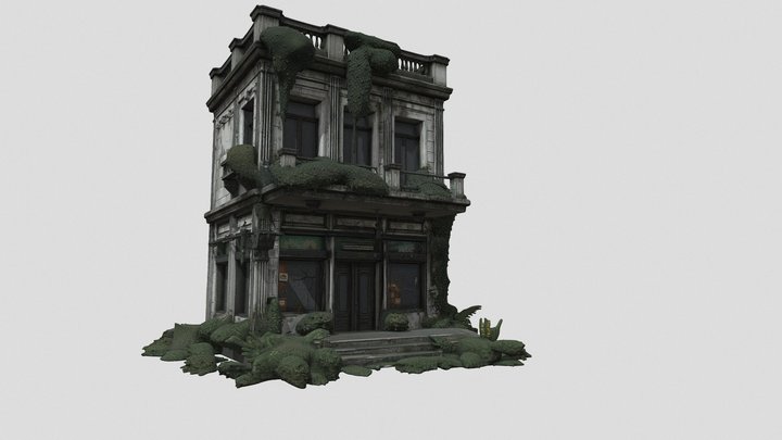 abandoned+building+3d+model 3D Model