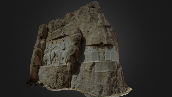 Rilievi sasanidi a Naqsh-e Rostam (Fars, Iran) 3D Model
