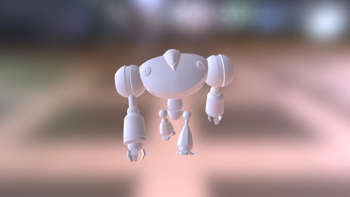 Robot Rig 3D Model