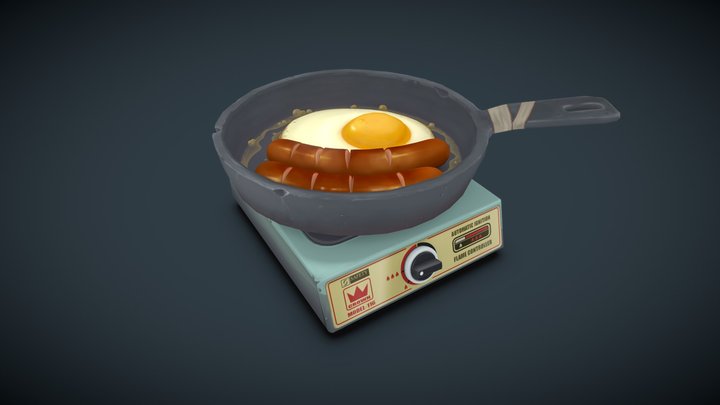 Egg Jiggle 3D Model