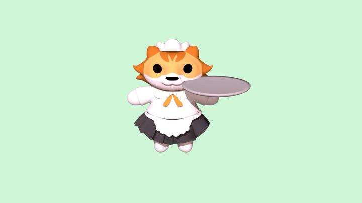 Sassy Frank from Neko Atsume – Kostenloses 3D-Modell STL