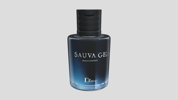 Dior Sauvage parfum 3D Model