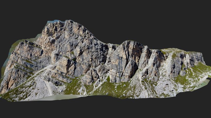 Lastoni di Formin - South East Cliff 3D Model