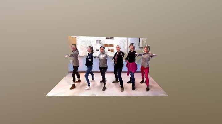 Techsploration Students 2019 Action Pose 3D Model