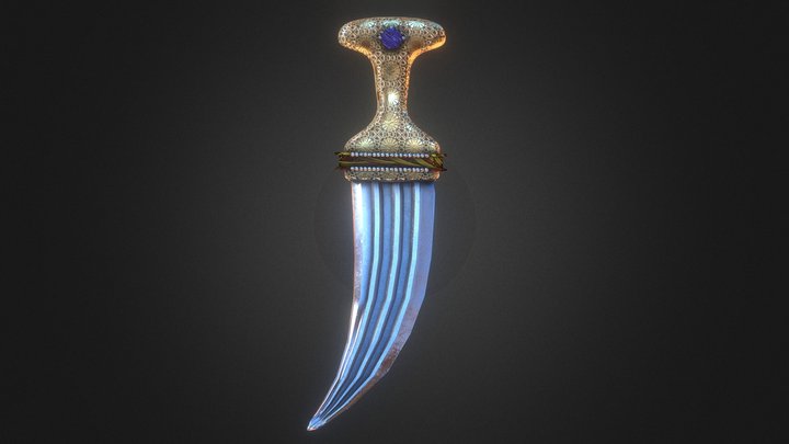 Arabian Dagger 3D Model