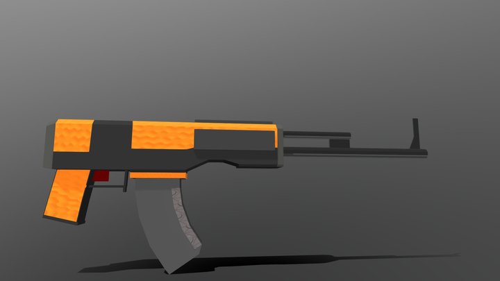 Vulkan AK-47 3D Model