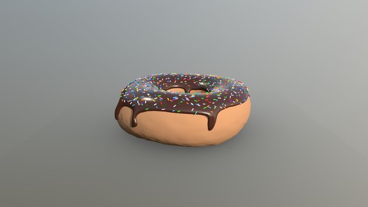 Donut 3D Model