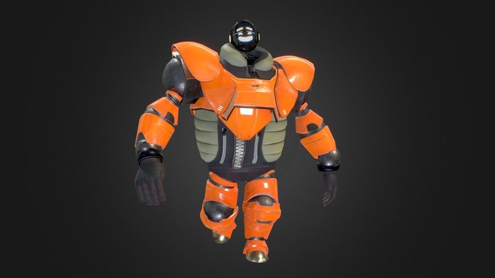 Friendly Robot 3D Model